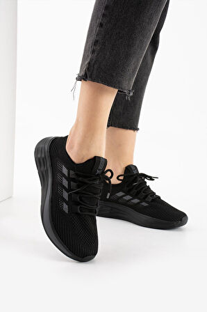 Kadın Hafif Taban Triko Sneaker Spor Ayakkabı