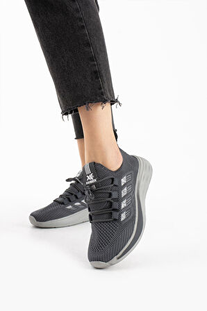 Kadın Hafif Taban Triko Sneaker Spor Ayakkabı