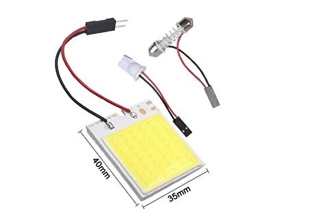 T10 Araç Içi Aydınlatma 48 Smd Led Panel