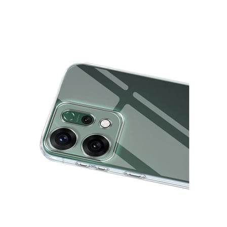 Oppo Reno 14 Kılıf Lüx Şeffaf Silikon - Şeffaf