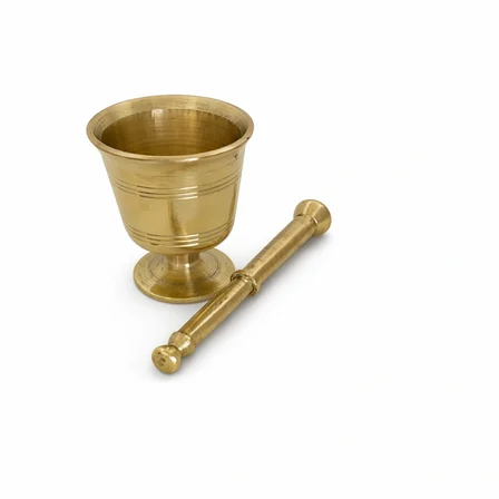 copper empire  tunç havan seti 1200 gr | el yapımı ağır baharat, sarımsak, kahve ve ceviz ezme havanı