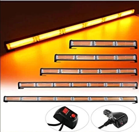 75 CM 5 LEDLİ COB BAR LED TURUNCU