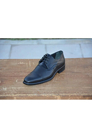 BerenniM354 Erkek Mevsimlik Kundura Hakiki Deri  Kauççuk Taban Bağlı