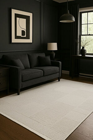 Kalvi 12 Bej - Salon, Koridor (Yolluk), Mutfak, Antre, Yatak ve Oturma Odası Halısı