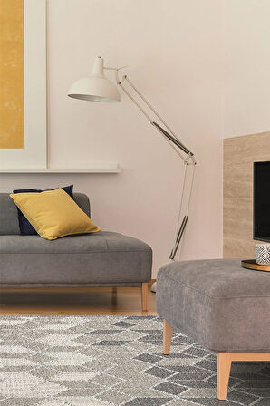 Mai MH 03 Gri - Salon, Koridor (Yolluk), Mutfak, Antre, Yatak ve Oturma Odası Halısı