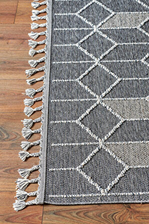 Mai MH 03 Gri - Salon, Koridor (Yolluk), Mutfak, Antre, Yatak ve Oturma Odası Halısı