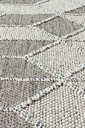 Mai MH 03 Gri - Salon, Koridor (Yolluk), Mutfak, Antre, Yatak ve Oturma Odası Halısı