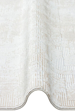 Sante ST 109 Bej İnce Halı - Salon, Koridor (Yolluk), Mutfak, Antre, Yatak ve Oturma Odası Halısı