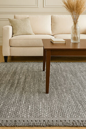 Sareno 1106 Antrasit - Salon, Koridor (Yolluk), Mutfak, Antre, Yatak ve Oturma Odası Halısı