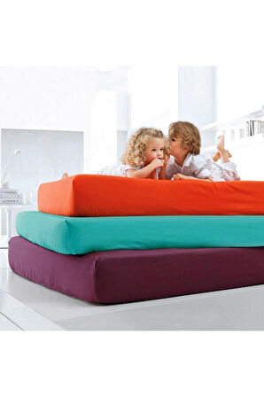 Makiteks %100 pamuklu çiçek desenli 120x200+50x70 cm tek kişilik lastikli çarşaf takımı