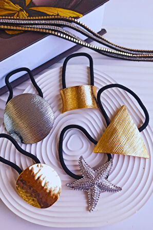 Pinterest Kadın Metal  İthal Lastik Toka 1 Adet