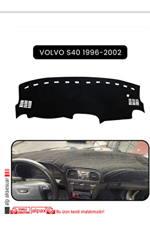 Volvo S40 (1996-2002) Torpido Koruma  Halısı -  Siyah Kenar