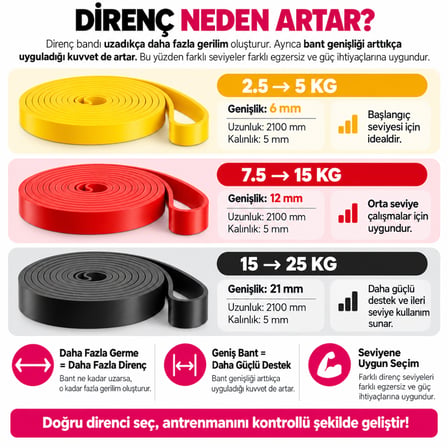 Pilates Direnç Bandı Seti Pembe Mor Mini Loop Uzun Egzersiz 8 Parça