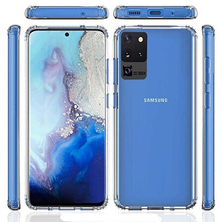 Smcase Samsung Galaxy S20 Ultra Kılıf Magic Kristal Sert Silikon