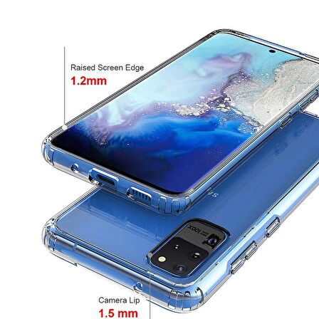Smcase Samsung Galaxy S20 Ultra Kılıf Magic Kristal Sert Silikon