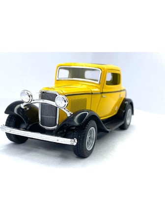 Kinsmart 1932 Ford 3-Window Coupe - Çek Bırak Lisanslı Model Oyuncak Araba 1:34
