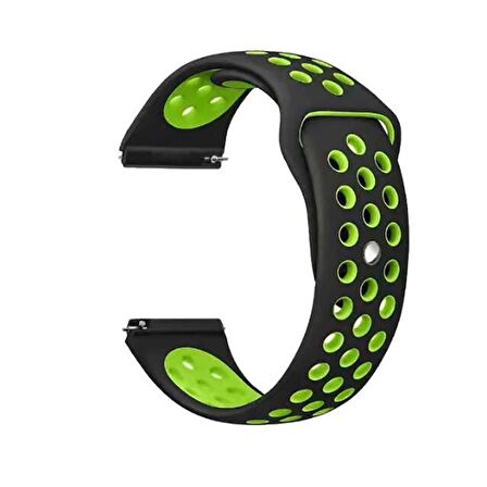 Gpack Garmin Forerunner 55 Kordon Delikli Çift Renk Silikon