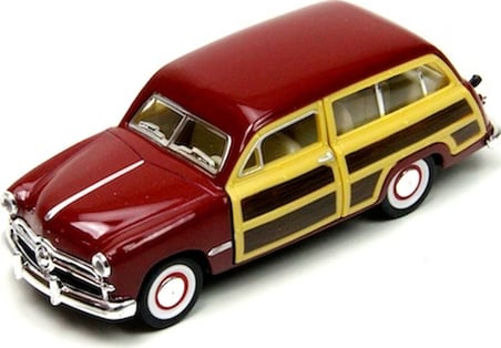 Kinsmart  1949 Ford Woody Wagon Metal Çek Bırak Araba