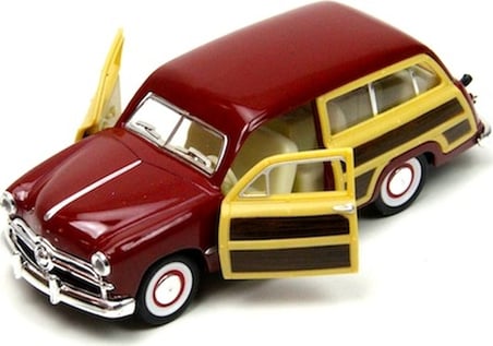 Kinsmart  1949 Ford Woody Wagon Metal Çek Bırak Araba