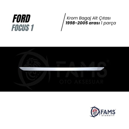 Ford Focus 1 Krom Bagaj Alt Çıtası 1998-2005 Arası P.çelik (sedan)