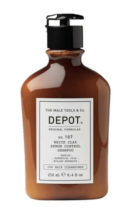 Depot No. 107 White Clay Sebum Control Yağlı Saç Derisi İçin Şampuan 250 ml