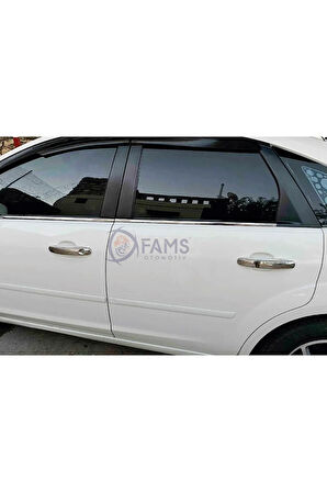 Ford Focus 2 Krom Kapı Kolu 4 Kapı 2004-2010 Arası Paslanmaz Krom