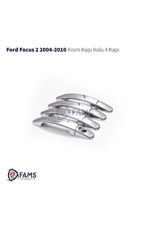 Ford Focus 2 Krom Kapı Kolu 4 Kapı 2004-2010 Arası Paslanmaz Krom