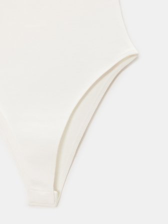 Askılı Bodysuit-Açık Ekru