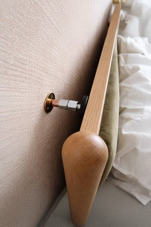 4'lü Yatak Başlık Sabitleyici Baza Duvar Ses Önleyici Aparat 6,4-8,5 cm 2 Vidalı