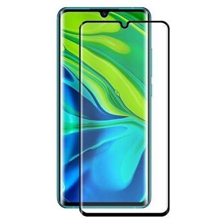 Smcase Xiaomi Mi Note 10 Lite Kılıf Sert Coss Silikon  Tam Kapatan Ekran Koruyucu 