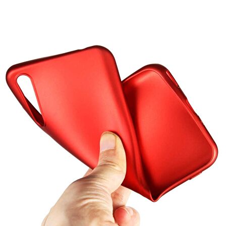 Smcase Huawei Y8p Kılıf Lüks Mat Silikon  Nano Ekran Koruyucu