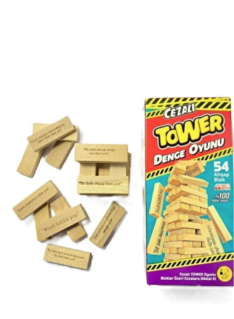 🧱 Cezalı Jenga – Dengeyi Koru, Cezayı Göze Al! 😄🎉 Eğlencenin Zirvesi Burada!