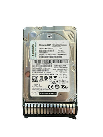 LENOVO ThinkSystem 1.2TB 10K 12G SAS 2.5" Harddisk ST1200MM0009 7XB7A00027 00YK016 1XH200-155