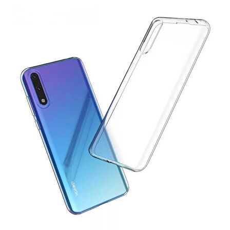 Smcase Huawei Y8p Kılıf Lüks Silikon  Nano Ekran Koruyucu
