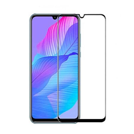 Smcase Huawei Y8p Kılıf Lüks Silikon  Tam Kapatan Ekran Koruyucu