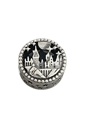 Harry Potter Hogwarts Binaları Charm | 925 Ayar Gümüş