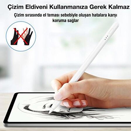 Coofbe Apple Pencil 2. Nesil İpad Air 4. Nesil Uyumlu  Kapasitif Stylus Kalem, Aktif Versiyon İphone, İpad Dokunmatik Kalem