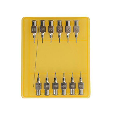 Enjektör İğnesi 1,0 x 6 mm ( 12 Ad )