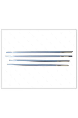 Ford S-max Krom Cam Çıtası 4 Prç. 2006-2014 Arası Paslanmaz Çelik