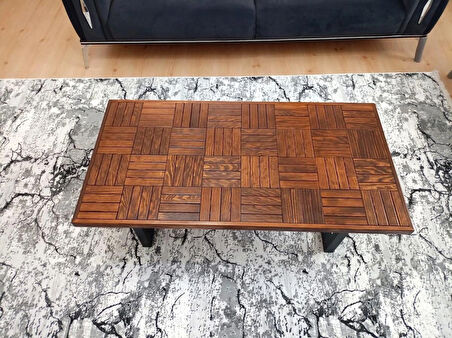 Orta sehpa ceviz renk  çay kahve sehpası klasik 120 X 60 cm