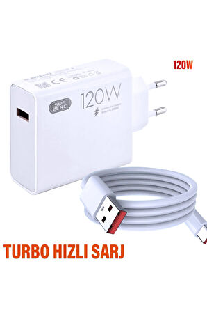 POCO F6 - POCO F6 Pro Turbo Hızlı Şarj Aleti 120W Type-C HIZLI Şarj ve Kablosu