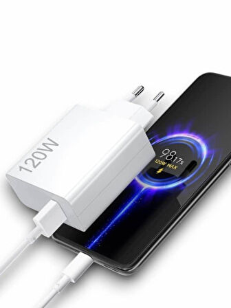 120W Hızlı Şarj Adaptörü ve Kablosu, Turbo Şarj Özelliği