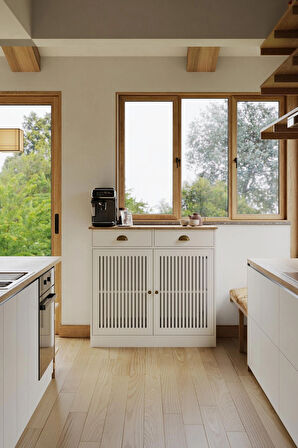 120 cm(iç Genişlik) petek üstü kahve köşesi