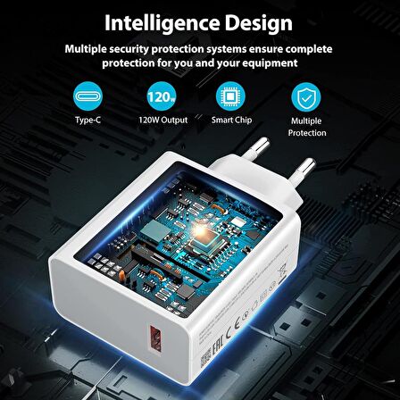 Honor Serisi Uyumlu 120 Watt Type C Hızlı Şarj Aleti