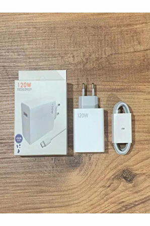 Gerçek 120W Turbo Şarj Seti - Tüm Type C Girişli Telefonlar ile Uyumludur