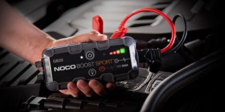 Noco Boost Sport GB20 12V 500 Amper Lityum Akü Takviye + Powerbank + Led Lamba