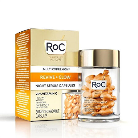 Roc Cildi Aydınlatıcı Kapsül Serum 30 Adet