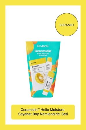 Ceramidin - Seyahat Boy Nemlendirici Maske Seti - Nemlendirici 7ml, Tonik 15ml, Maske