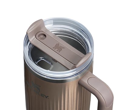 Stanley The Quencher H2.0 Fluted Tumbler 1.18L Pipetli Termos 10-13002-0130 Kahverengi