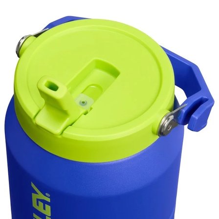Stanley The İceflow™ Flip Straw 2.0 Jug 1.90L / 64Oz Cobalt Chartreuse Termos